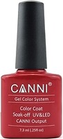 Фото Canni Gel Color System Coat 106 Темно-рубиновый