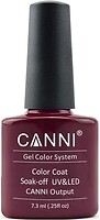 Фото Canni Gel Color System Coat 124 Темно-коричневый