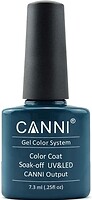 Фото Canni Gel Color System Coat 126 Темный бирюзово-зеленый