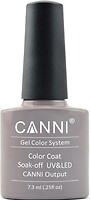 Фото Canni Gel Color System Coat 128 Светлый коричнево-серый