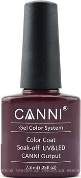 Фото Canni Gel Color System Coat 166 Красно-коньячный