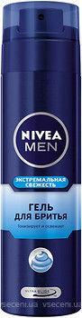 Фото Nivea Men гель для бритья Экстремальная свежесть 200 мл