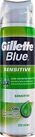 Фото Gillette гель для бритья Blue Sensitive Skin Shave Gel for Men 200 мл