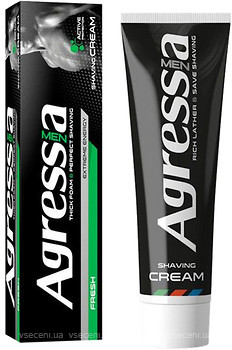 Фото Agressia крем для бритья Fresh Shaving Cream 100 мл