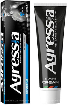 Фото Agressia крем для бритья Sensitive Shaving Cream 100 мл