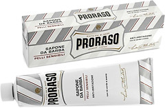 Фото Proraso крем для бритья Sapone Da Barba Pelli Sensibili для чувствительной кожи 150 мл