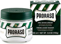 Фото Proraso крем до бритья Green Line Refreshing and Toning с ментолом и эвкалиптом 100 мл