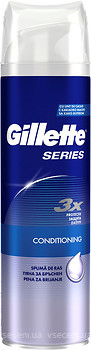 Фото Gillette пена для бритья Series Conditioning Shave Foam очищающая и тонизирующая 250 мл