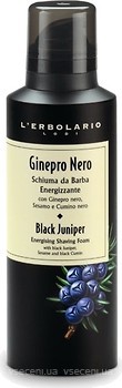Фото L'Erbolario пена для бритья Black Juniper Energising Черный можжевельник 200 мл