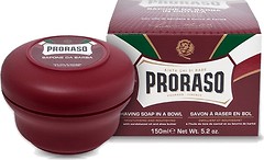 Фото Proraso мыло для бритья Red Line Emollient 150 мл