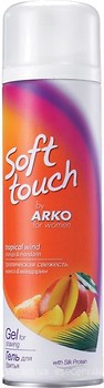Фото Arko Men гель для бритья Soft Touch Tropical Wind манго и мандарин 200 мл