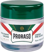 Фото Proraso крем до бритья Green Line Refreshing and Toning с ментолом и эвкалиптом 15 мл