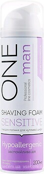 Фото One Man пена для бритья Hypoallergenic Sensitive 200 мл