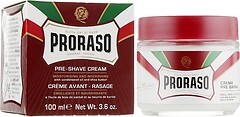 Фото Proraso крем для бритья Red Line Emolliente для жесткой щетины 100 мл