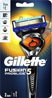 Фото Gillette бритвенный станок Fusion5 ProGlide Flexball с 2 сменными картриджами