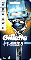 Фото Gillette бритвенный станок Fusion5 ProShield Flexball Chill с 1 сменным картриджем
