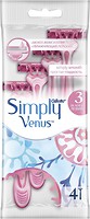 Фото Gillette Venus бритвенный станок Simply 3 одноразовый 4 шт