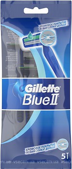Фото Gillette бритвенный станок Blue 2 одноразовый 5 шт