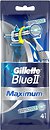Фото Gillette бритвенный станок Blue 2 Maximum одноразовый 4 шт