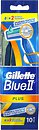 Фото Gillette бритвенный станок Blue 2 Plus одноразовый 10 шт