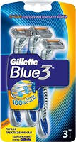 Фото Gillette бритвенный станок Blue 3 одноразовый 3 шт