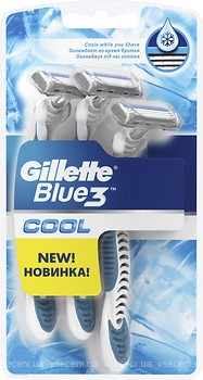 Фото Gillette бритвенный станок Blue 3 Cool одноразовый 6 шт