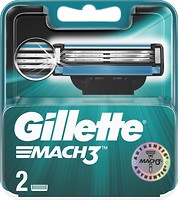 Фото Gillette сменные картриджи Mach 3 2 шт