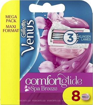 Фото Gillette Venus сменные картриджи Spa Breeze 8 шт