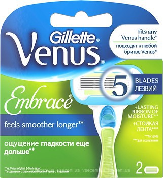 Фото Gillette Venus сменные картриджи Embrace Extra Smooth 2 шт