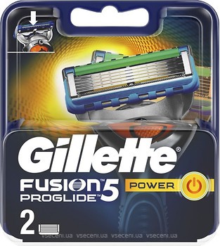 Фото Gillette сменные картриджи Fusion5 ProGlide Power 2 шт