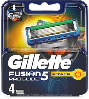 Фото Gillette сменные картриджи Fusion5 ProGlide Power 4 шт