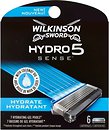 Фото Wilkinson Sword (Schick) сменные картриджи HYDRO 5 Sense 6 шт