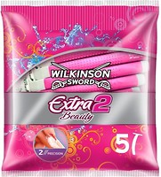 Фото Wilkinson Sword (Schick) бритвенный станок Extra 2 Beauty одноразовый женский 5 шт