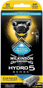 Фото Wilkinson Sword (Schick) бритвенный станок HYDRO 5 Sense Energize с 1 сменным картриджем
