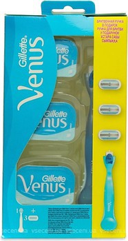 Фото Gillette Venus бритвенный станок Classic с 3 сменными картриджами