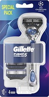 Фото Gillette бритвенный станок Fusion5 ProGlide с 4 сменными картриджами
