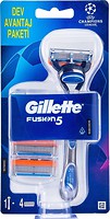 Фото Gillette бритвенный станок Fusion5 с 4 сменными картриджами