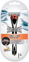 Фото Wilkinson Sword (Schick) бритвенный станок Quattro Titanium Core Motion с 1 сменным картриджем