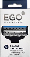 Фото Ego Shaving Club сменные картриджи 5 Blade 4 шт