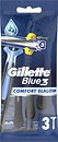 Фото Gillette бритвенный станок Blue 3 Comfort Slalom одноразовый 3 шт