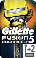 Фото Gillette бритвенный станок Fusion5 ProShield Flexball с 2 сменными картриджами