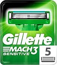 Фото Gillette сменные картриджи Mach 3 Sensitive 5 шт