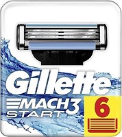 Фото Gillette сменные картриджи Mach 3 Start 6 шт