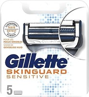 Фото Gillette сменные картриджи SkinGuard Sensitive 5 шт