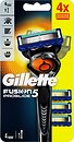 Фото Gillette бритвенный станок Fusion5 ProGlide Flexball с 4 сменными картриджами