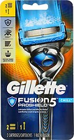 Фото Gillette бритвенный станок Fusion5 ProShield Flexball Chill с 2 сменными картриджами