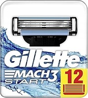 Фото Gillette сменные картриджи Mach 3 Start 12 шт