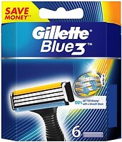 Фото Gillette сменные картриджи Blue 3 6 шт
