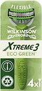 Фото Wilkinson Sword (Schick) бритвенный станок Xtreme3 Sensitive Eco Green одноразовый 4 шт