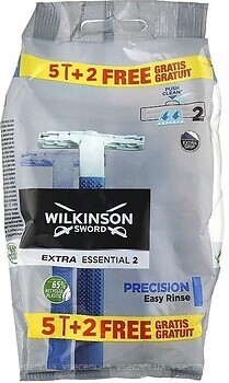 Фото Wilkinson Sword (Schick) бритвенный станок Extra 2 Essential Precision одноразовый 7 шт